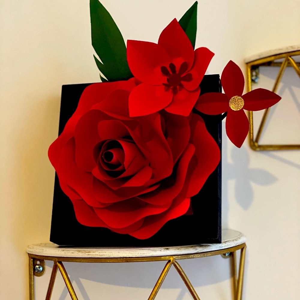 Flowers in a frame Handmade Decoration